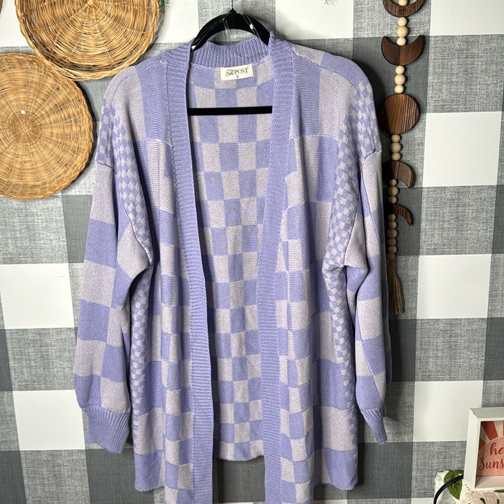 Women’s Cardigan Checkered